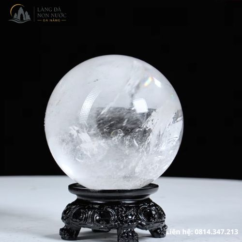 Bí quyết chọn quả cầu thạch anh trắng hợp phong thủy
