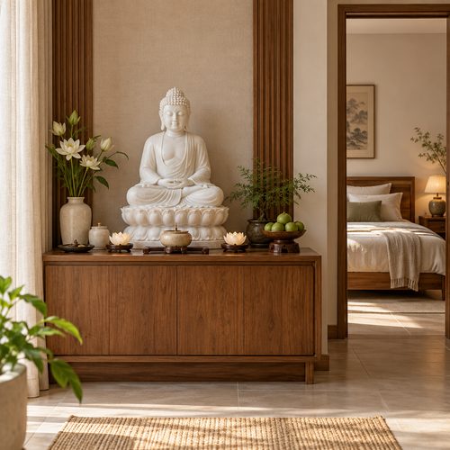 Để tượng Phật trong phòng ngủ có được không và ngoại lệ