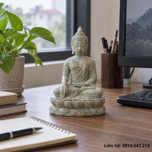 Tượng Phật để bàn làm việc chọn mẫu và đặt đúng chỗ 14 Tuong-phat-de-ban-lam-viec-langdanonnuocdanang-4